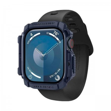 Чохол Spigen Rugged Armor для Apple Watch 11/10 46 mm, Navy Blue
