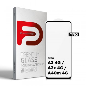 Захисне скло ArmorStandart Pro для OPPO A3 4G / A3x 4G / A40m 4G, 6.67