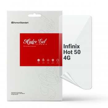 Гідрогелева плівка ArmorStandart для Infinix Hot 50 4G, діагональ 6.78 Гідрогелева плівка ArmorStandart для Infinix Hot 50 4G, діагональ 6.78
