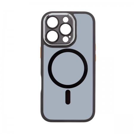 Чехол-накладка ArmorStandart Unit MagSafe SE для Apple iPhone 16 Pro, Black Orange