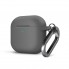 Силіконовий чохол для навушників Apple AirPods 5 / 4 ArmorStandart Hang Case з карабіном, сірий (Advanced Ash)