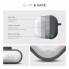 Силіконовий чохол для навушників Apple AirPods 5 / 4 ArmorStandart Hang Case з карабіном, сірий (Advanced Ash)