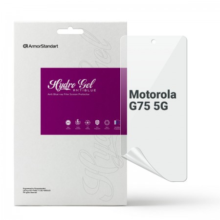 Гидрогелевая пленка ArmorStandart Anti-Blue для Motorola G75 5G, диагональ 6.78