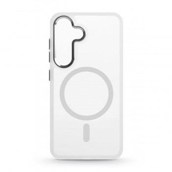 Чехол ArmorStandart Unit MagSafe для Samsung S25 Matte Clear Silver