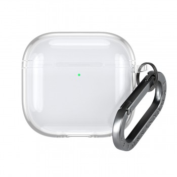 Чохол для навушників ArmorStandart Air для Apple AirPods 5 / 4 з TPU з карабіном, прозорий