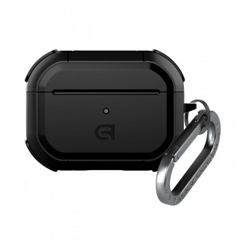 Протиударний чохол для навушників Apple Airpods Pro 2 ArmorStandart Panzer, чорний Протиударний чохол для навушників Apple Airpods Pro 2 ArmorStandart Panzer, чорний
