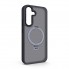 Прозорий чохол із підставкою та MagSafe ArmorStandart Unit Stand для Samsung S25 Plus Black
