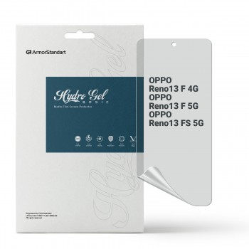 Гідрогелева плівка ArmorStandart матова для OPPO Reno13 F 4G / Reno13 F 5G / Reno13 FS 5G, діагональ 6.67 Гідрогелева плівка ArmorStandart матова для OPPO Reno13 F 4G / Reno13 F 5G / Reno13 FS 5G, діагональ 6.67