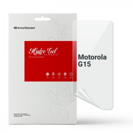 Гідрогелева плівка ArmorStandart для Motorola G15, діагональ 6.72