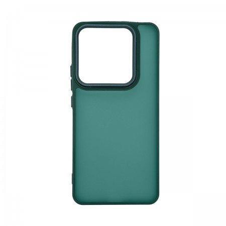 Протиударний чохол ArmorStandart Frame для Xiaomi Poco M7 Pro 5G Dark Green, TPU + полікарбонат