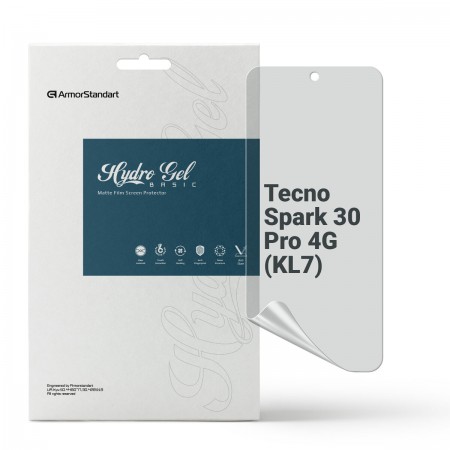 Гидрогелевая пленка ArmorStandart матовая для Tecno Spark 30 Pro 4G (KL7), диагональ 6.78