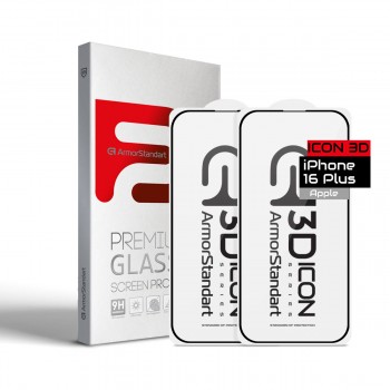 Набор защитных стекол ArmorStandart Icon 3D для iPhone 16 Plus 2 шт, 6.7