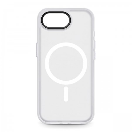 Чохол-накладка ArmorStandart Uniq MagSafe для Apple iPhone 17e / 16e, матовий прозорий