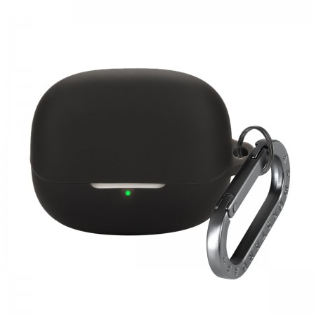 Силиконовый чехол для наушников Xiaomi Buds 5 Pro ArmorStandart Hang Case с карабином, чёрный
