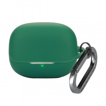 Силіконовий чохол для навушників Xiaomi Buds 5 Pro ArmorStandart Hang Case з карабіном, зелений Силіконовий чохол для навушників Xiaomi Buds 5 Pro ArmorStandart Hang Case з карабіном, зелений