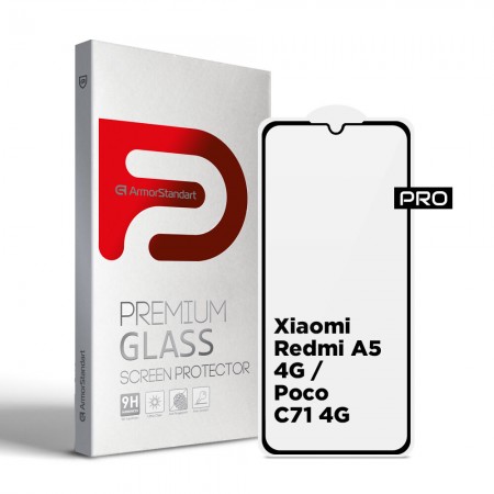 Защитное стекло ArmorStandart Pro для Xiaomi Redmi A5 4G / Poco C71 4G, 6.88