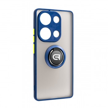 Чохол-накладка ArmorStandart Frosted Matte Ring для Xiaomi Redmi Note 14S 4G, Navy Blue (синій)