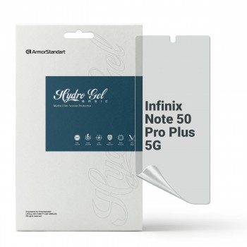Гідрогелева плівка ArmorStandart матова для Infinix Note 50 Pro Plus 5G, діагональ 6.78 Гідрогелева плівка ArmorStandart матова для Infinix Note 50 Pro Plus 5G, діагональ 6.78
