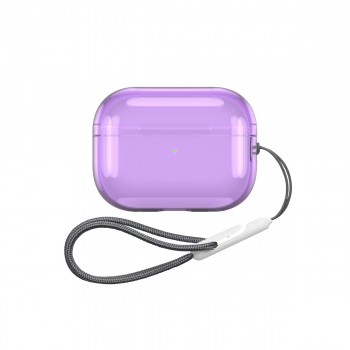 Чохол для кейса Apple AirPods Pro 2 ArmorStandart Air TPU Purple з карабіном