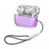 Силиконовый чехол для кейса Apple AirPods Pro 2 ArmorStandart Air TPU Purple с карабином