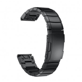 Металевий ремінець ArmorStandart Metal для Garmin 26 mm, чорний