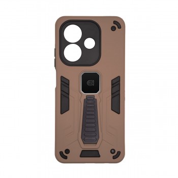Протиударний чохол ArmorStandart Proover для Oppo A40 4G / A40m 4G / A3 4G / A3x 4G, коричневий, TPU і полікарбонат