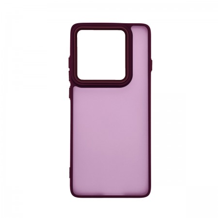 Чохол-накладка ArmorStandart Frame для Motorola Edge 60 Pro 5G, TPU + PC, бордовий