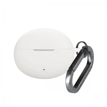 Силиконовый чехол для наушников ArmorStandart Hang Case для Oppo Enco Free4, белый