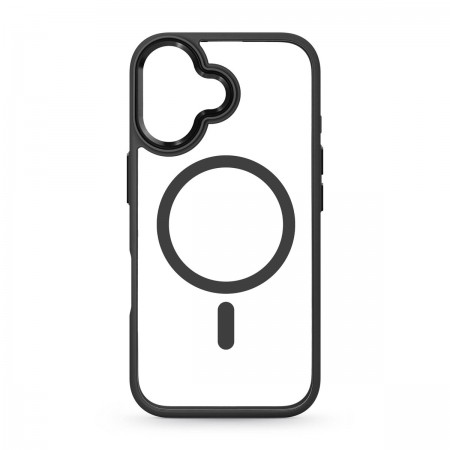Чохол ArmorStandart Unit MagCase для iPhone 17 прозорий, Black (чорний)