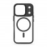 Чехол ArmorStandart Unit MagCase для iPhone 17 Pro прозрачный, Black (чёрный)