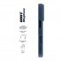 Прозрачный чехол MagSafe ArmorStandart Unit-C MagCase для Apple iPhone 17 Pro, Dark Blue (синий)
