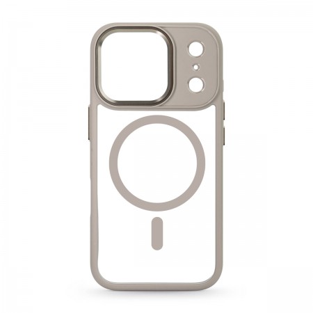 Чохол ArmorStandart Unit MagCase для iPhone 17 Pro прозорий, Titanium Grey (сірий)