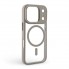 Чохол ArmorStandart Unit MagCase для iPhone 17 Pro прозорий, Titanium Grey (сірий)