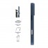 Прозрачный чехол MagSafe ArmorStandart Unit-C MagCase для Apple iPhone 17 Pro Max, Dark Blue (синий)