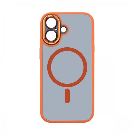 Чехол ArmorStandart Unit MagCase SE для iPhone 17 с MagSafe, SE, Orange Black