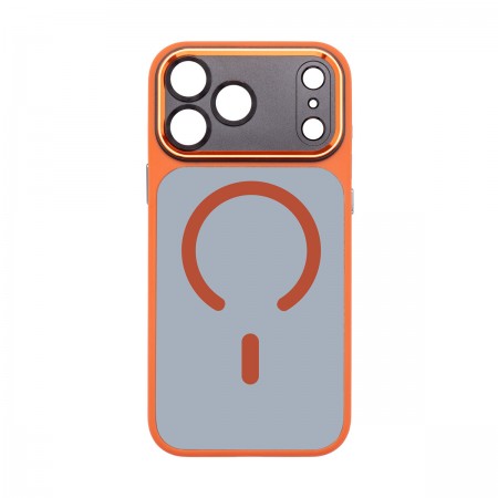 Чохол ArmorStandart Unit-C MagCase SE для iPhone 17 Pro Max з MagSafe, SE, Orange Black