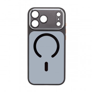 Чохол MagSafe ArmorStandart Unit-C MagCase SE для Apple iPhone 17 Pro Max, Black Orange (чорний)