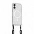 Прозрачный чехол ArmorStandart Crossbody Air MagSafe Rope для Apple iPhone 16, Clear