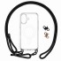 Прозрачный чехол ArmorStandart Crossbody Air MagSafe Rope для Apple iPhone 16, Clear