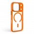 Чехол ArmorStandart Unit-C MagCase для iPhone 17 Pro прозрачный, Orange (оранжевый)
