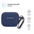 Чохол для навушників ArmorStandart Hang Case для OPPO Enco Buds3 Pro, силікон 2 мм, з карабіном, темно-синій