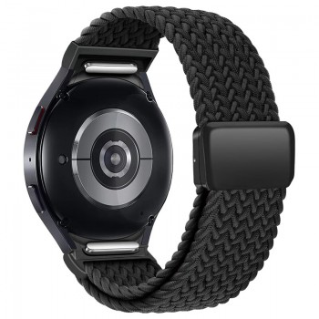 Плетений ремінець ArmorStandart Braided Solo Loop для Samsung Galaxy Watch 7/FE/6/6 Classic/5/5 Pro/4/4 Classic, чорний