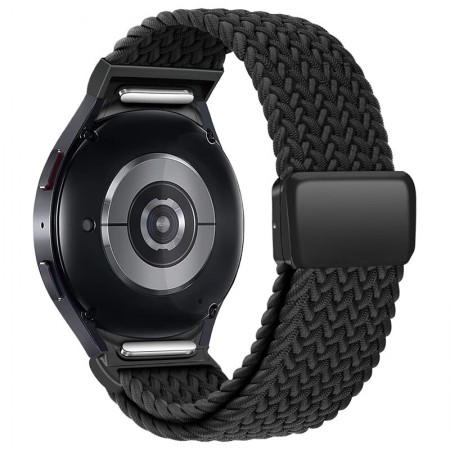 Плетёный ремешок ArmorStandart Braided Solo Loop для Samsung Galaxy Watch 7/FE/6/6 Classic/5/5 Pro/4/4 Classic, чёрный