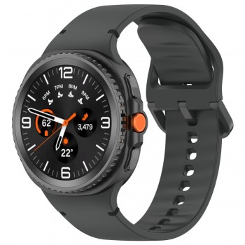 Ремінець для смарт-годинника ArmorStandart для Samsung Galaxy Watch 9 / 8 / 8 Classic (20x113 mm), силікон, темно-сірий Ремінець для смарт-годинника ArmorStandart для Samsung Galaxy Watch 9 / 8 / 8 Classic (20x113 mm), силікон, темно-сірий