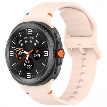Силіконовий ремінець ArmorStandart для Samsung Galaxy Watch 9 / 8 / 8 Classic (20x113 мм), світло-рожевий