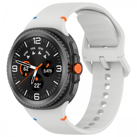Силиконовый ремешок ArmorStandart для Samsung Galaxy Watch 9 / 8 / 8 Classic 22x132 мм Light Grey