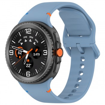 Силіконовий ремінець ArmorStandart для Samsung Galaxy Watch 9 / 8 / 8 Classic (22x132 мм), блакитний Силіконовий ремінець ArmorStandart для Samsung Galaxy Watch 9 / 8 / 8 Classic (22x132 мм), блакитний