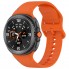 Ремінець ArmorStandart для Samsung Galaxy Watch 9 / 8 / 8 Classic (22x132 мм), помаранчевий, силікон