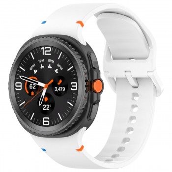 Силіконовий ремінець ArmorStandart для Samsung Galaxy Watch 9 / 8 / 8 Classic 22x132 мм, білий Силіконовий ремінець ArmorStandart для Samsung Galaxy Watch 9 / 8 / 8 Classic 22x132 мм, білий