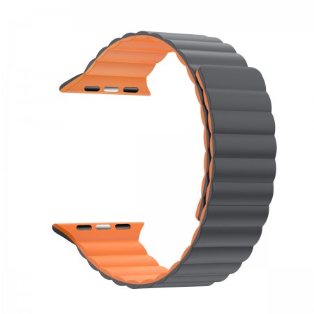 Ремешок ArmorStandart MagLink для Apple Watch 42 (Series 12-10) / 41 / 40 / 38, Grey Orange